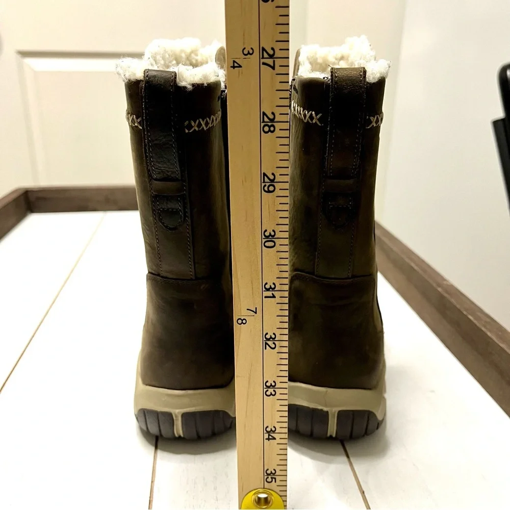 Merrel Women’s Waterproof Encore 4 Tall Zip Polar Brown Winter Boots Sz 6